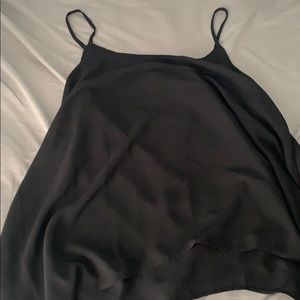 Black sheer top
